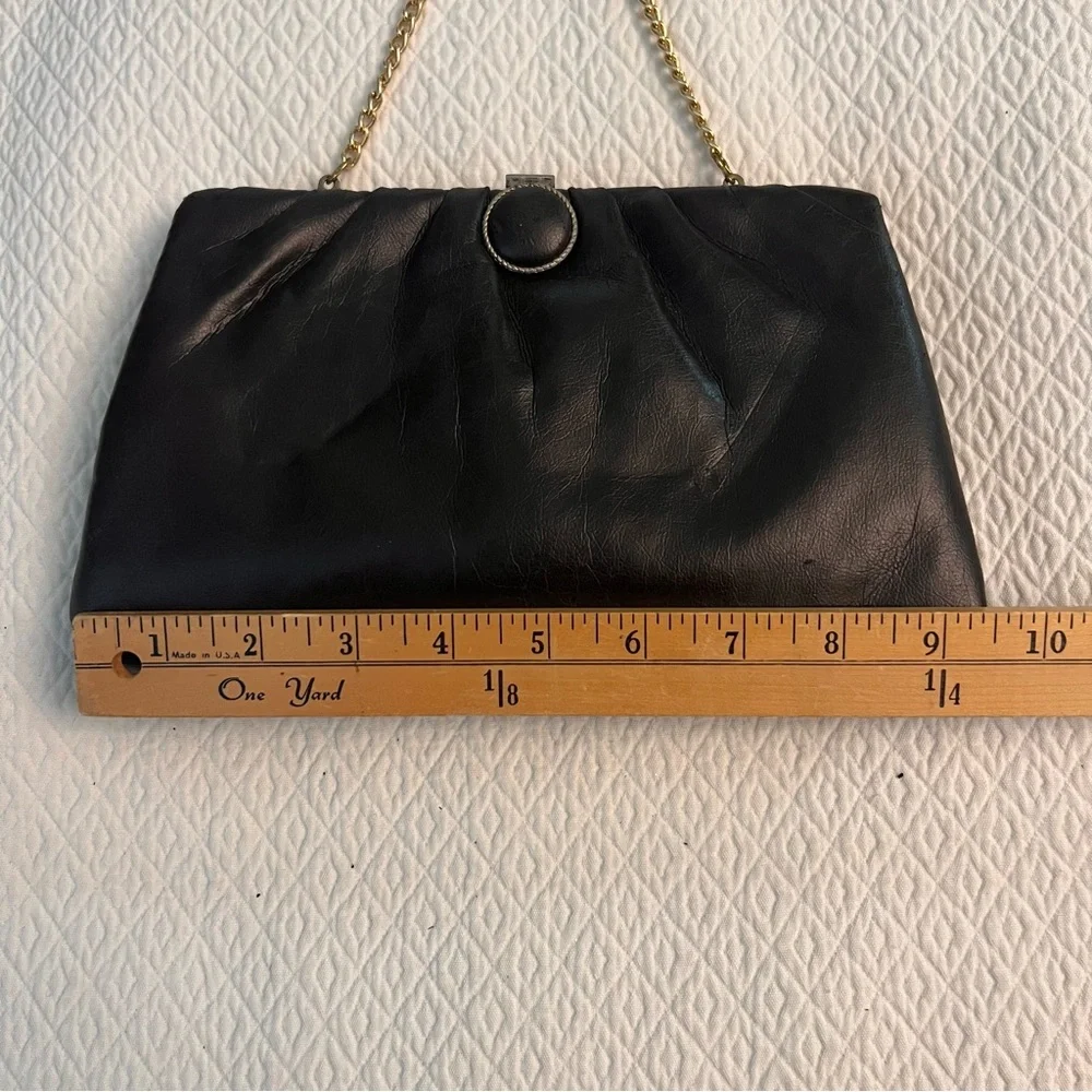 Vintage Dark Chocolate Brown Clutch Bag